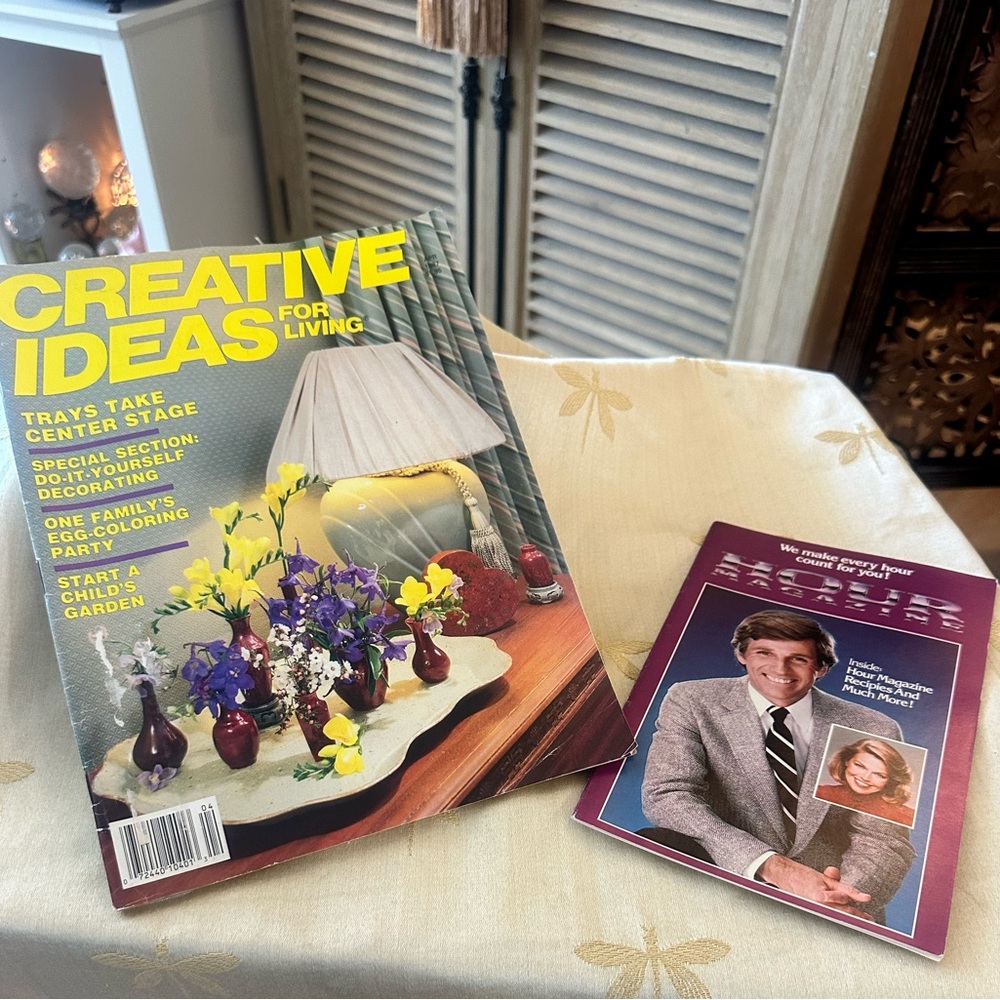 Creative Ideas For Living April 1987 Decorating / Eggs / Recipes & Hour Magazine